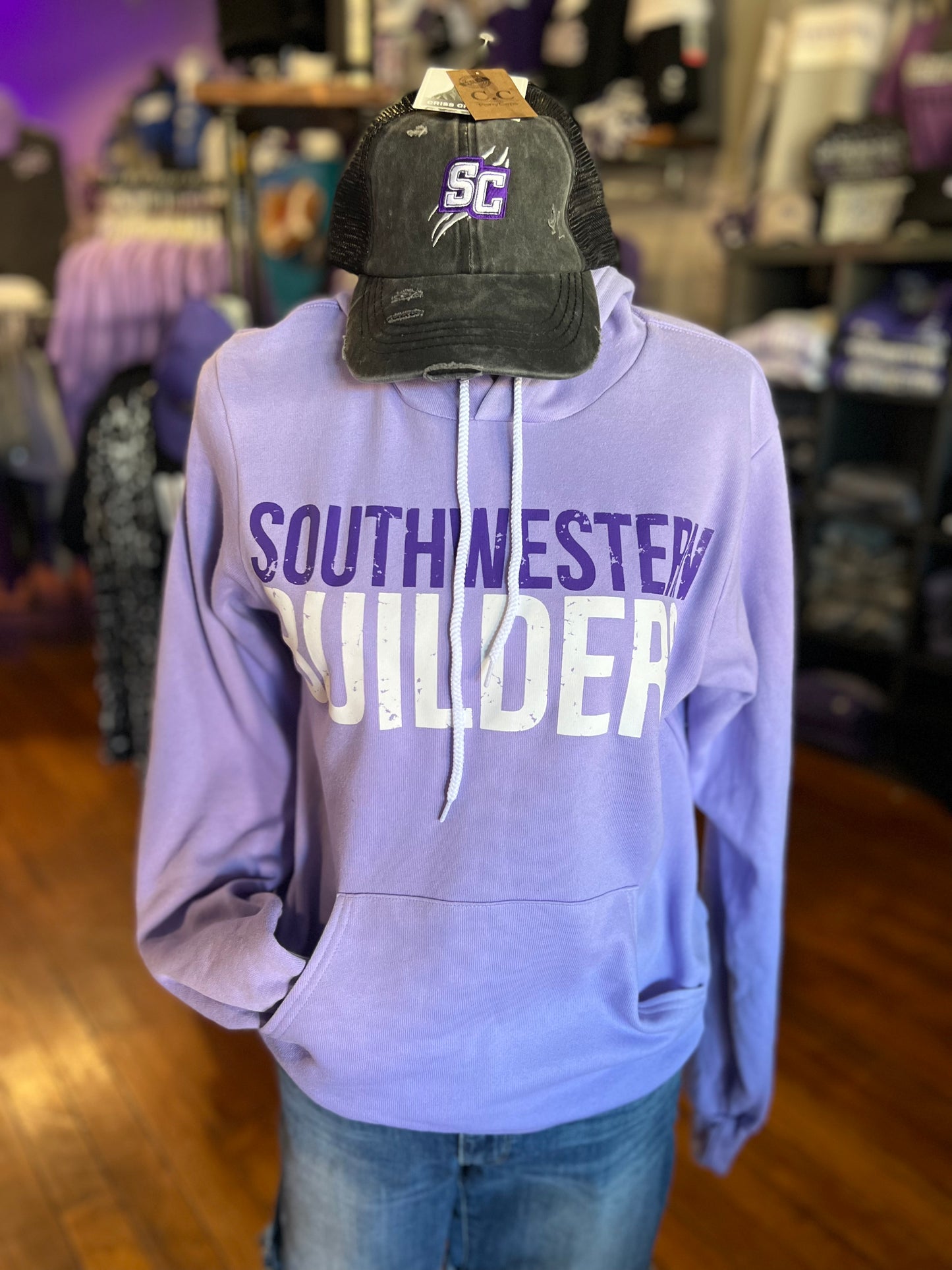 Southwestern Builders Lavender Bella Hoodie