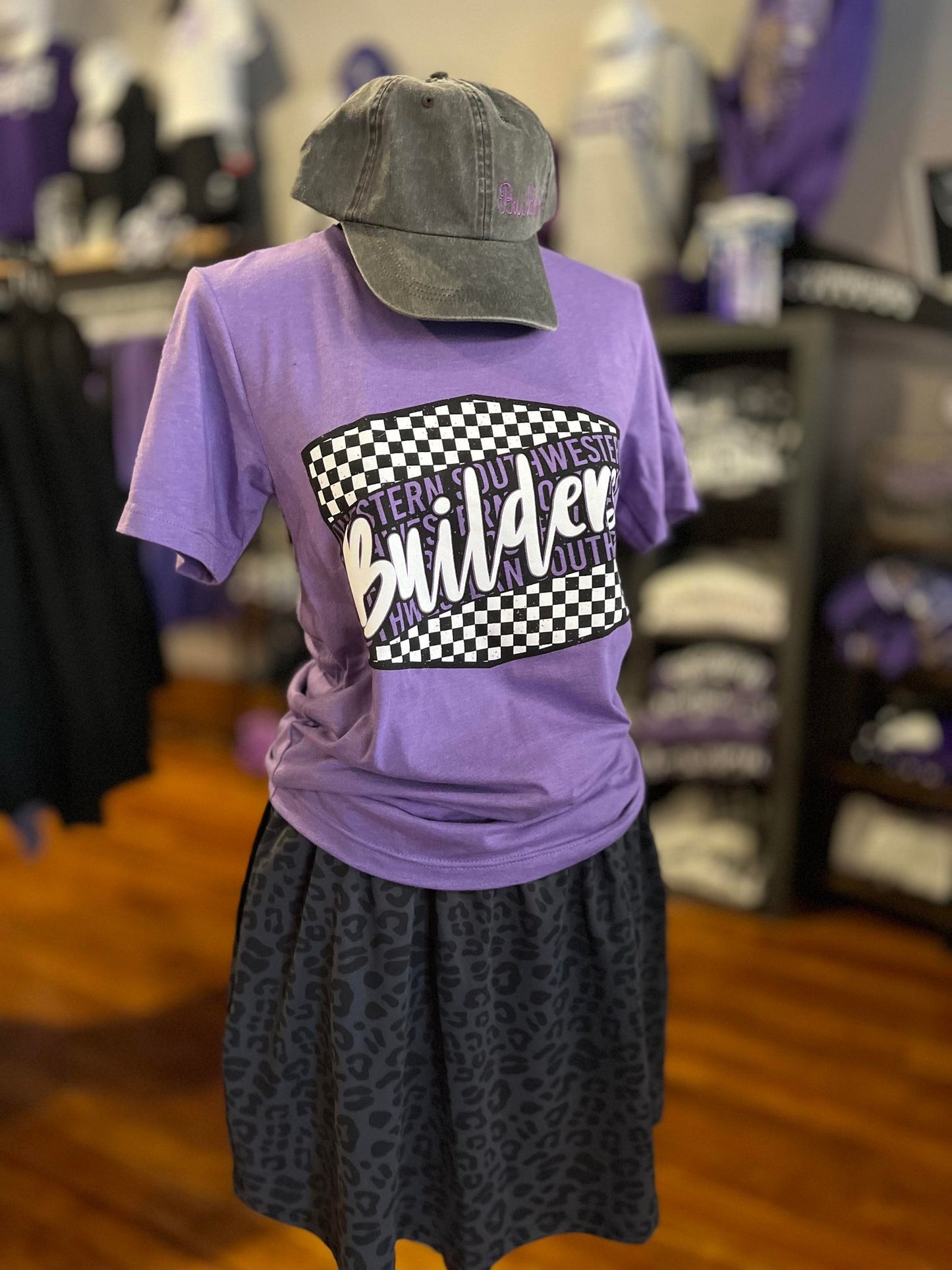 NEW!! Checker Southwestern Builders Tee