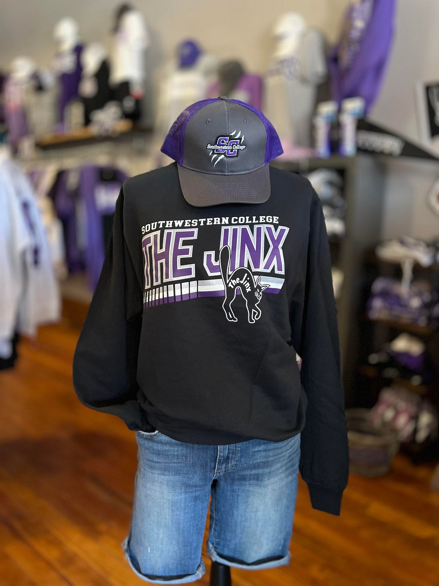 NEW!! SC The Jinx Slant Crew Sweatshirt