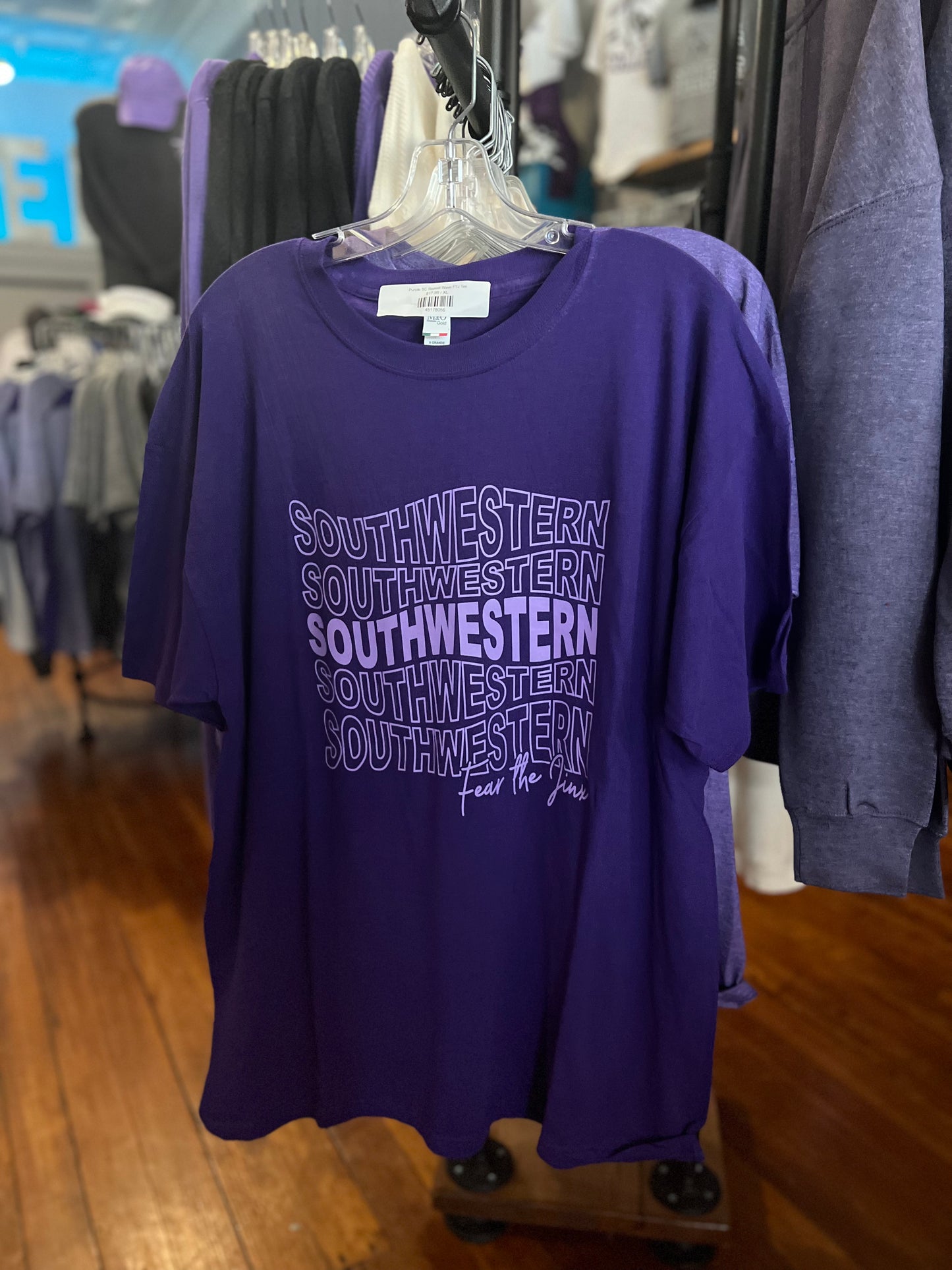 Purple SC Repeat Wave FTJ Tee