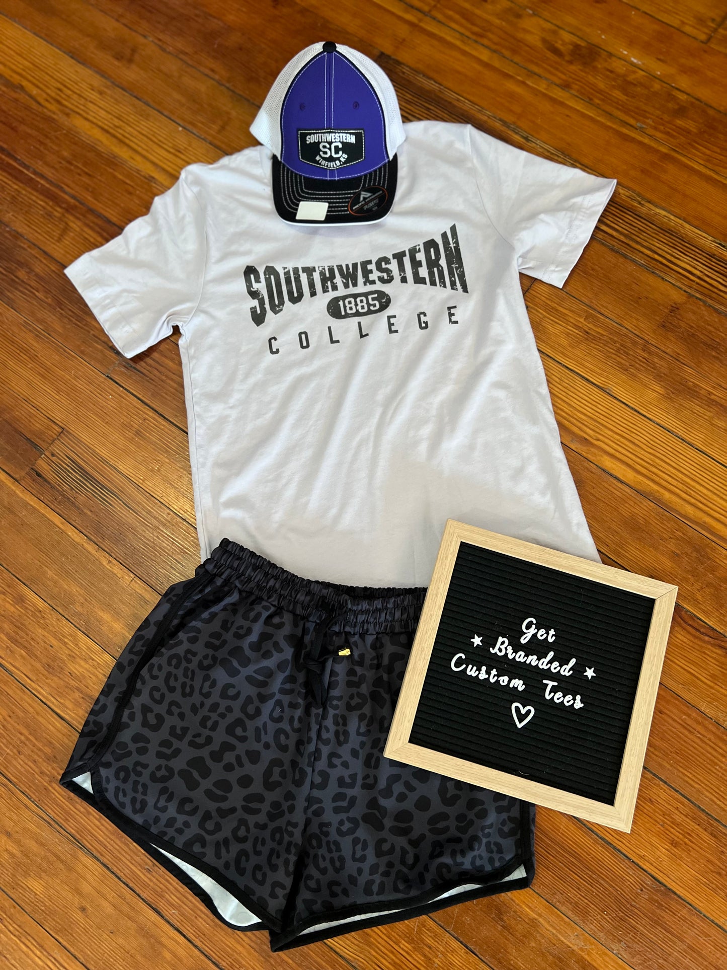Dusty Lavender Southwestern College Tee