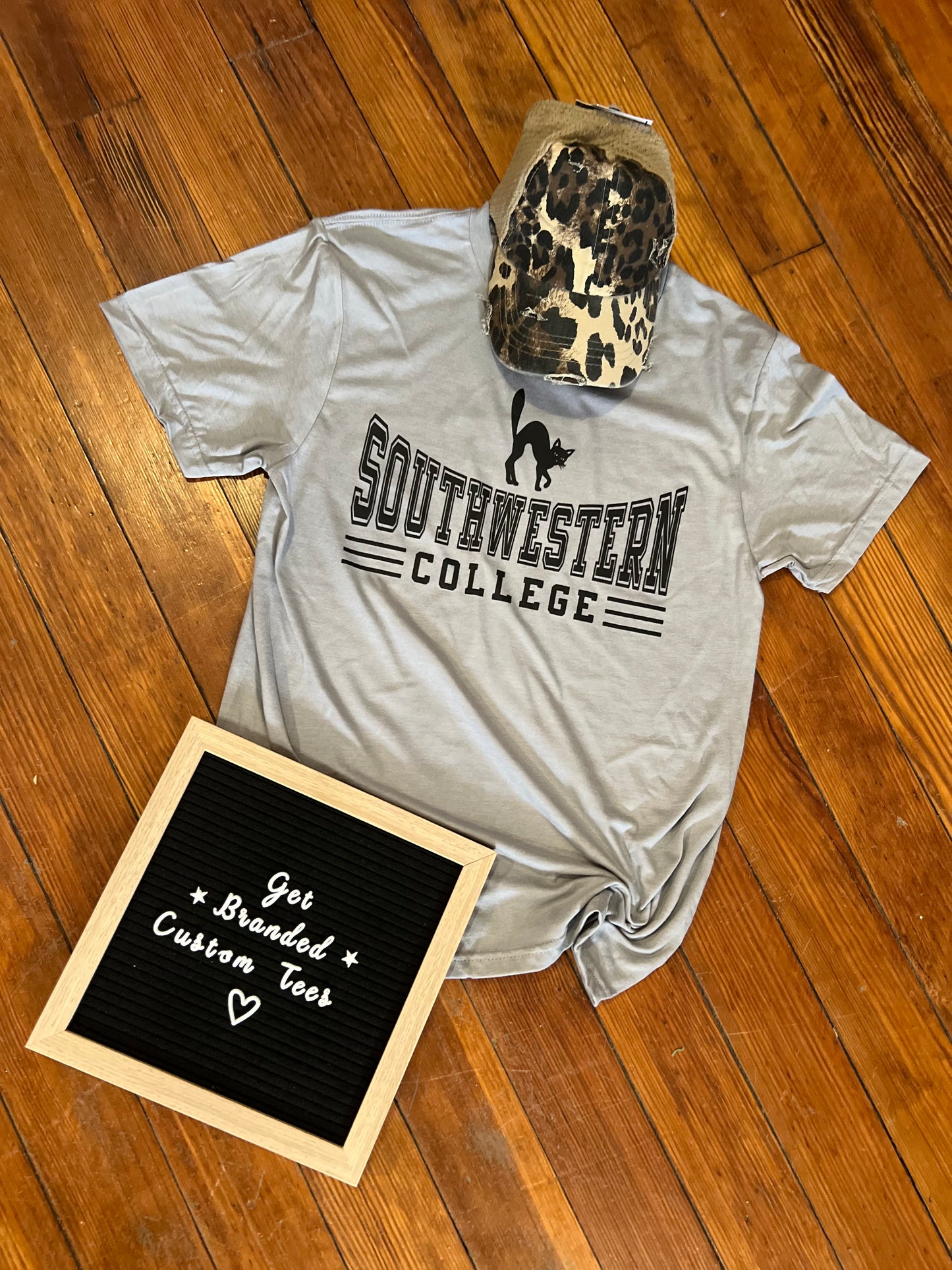 Grey Gildan Southwestern College Tee