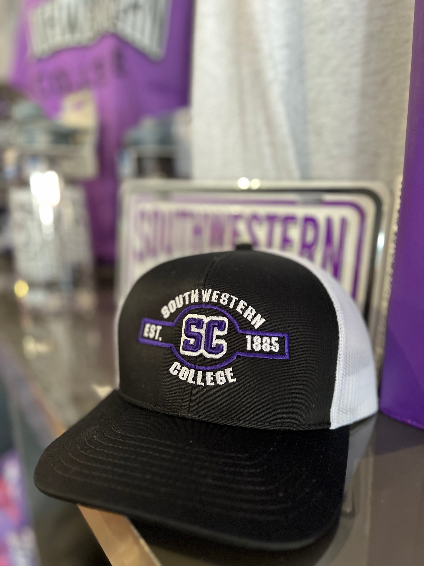 NEW!! SC 1885 3D Contrast Stitch Trucker Mesh Back Cap