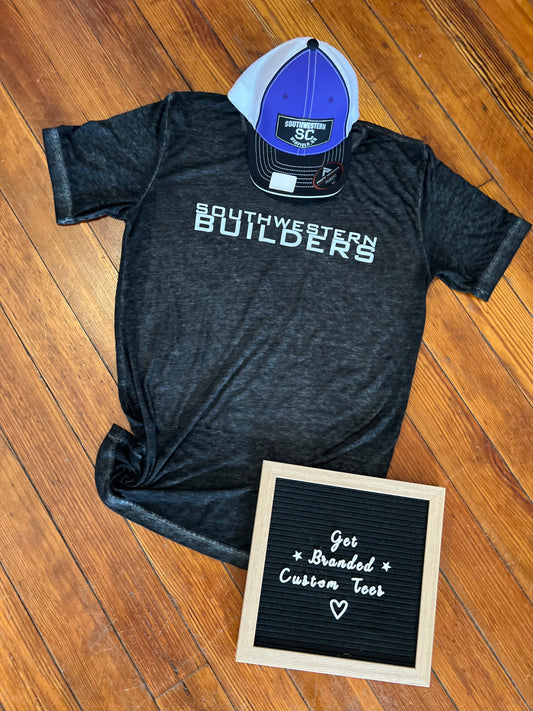 Southwestern Builders Light Heathered Tee