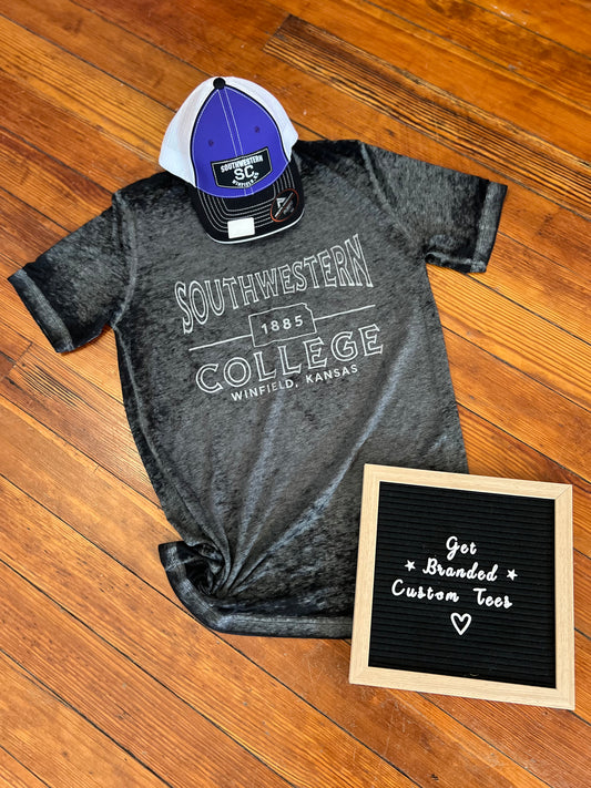 Southwestern College 1885 Light Heathered Tee