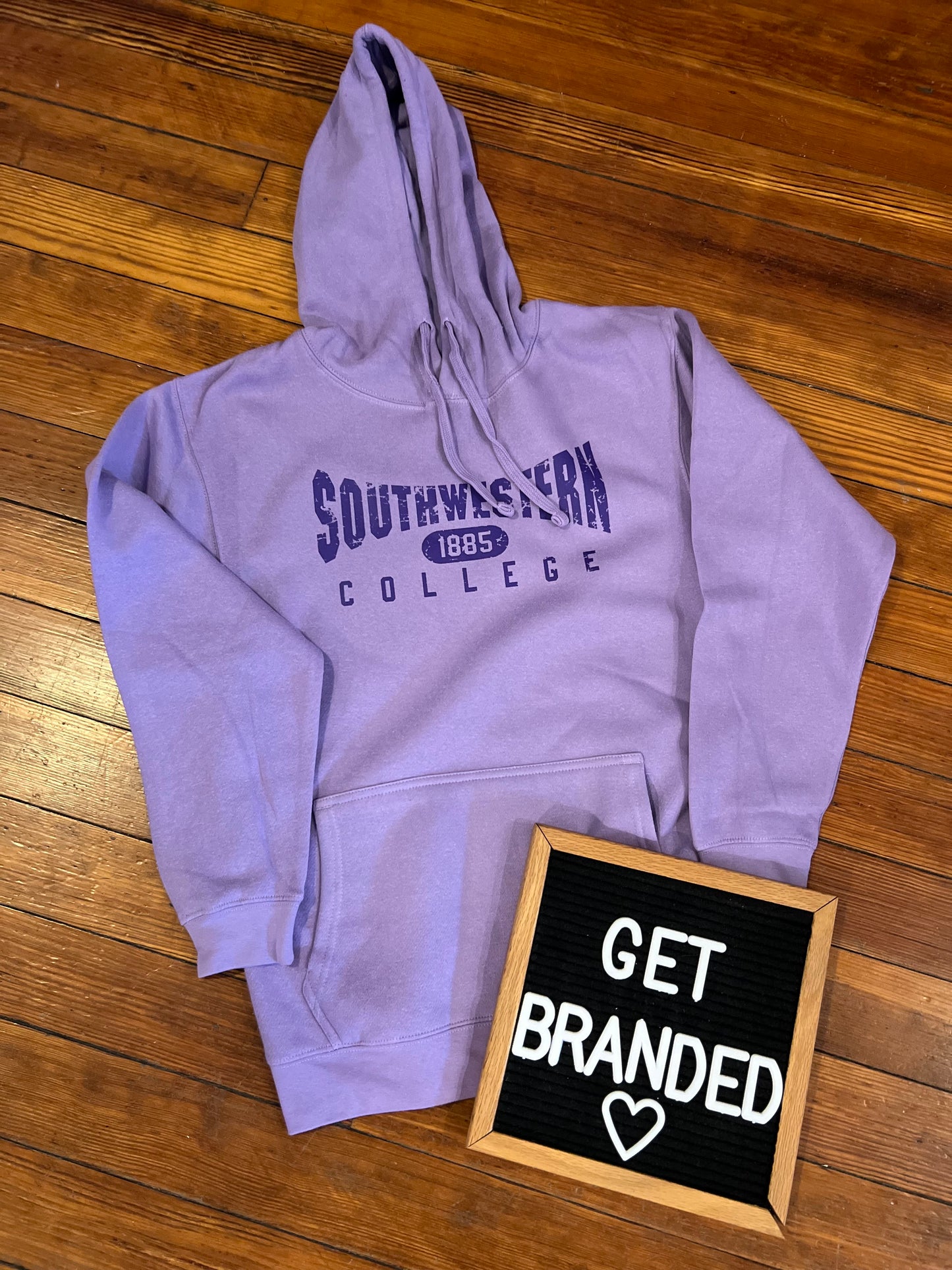 Two Tone Purple Southwestern 1885 Hoodie