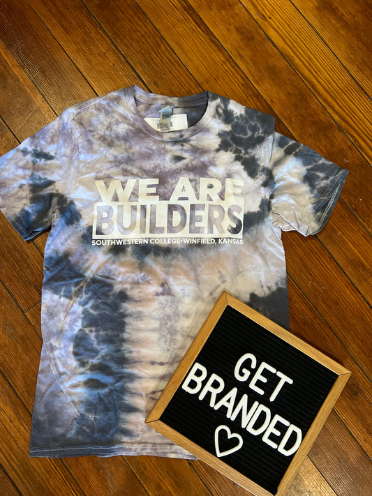 We Are Builders Dream Tie-Dyed T-Shirt