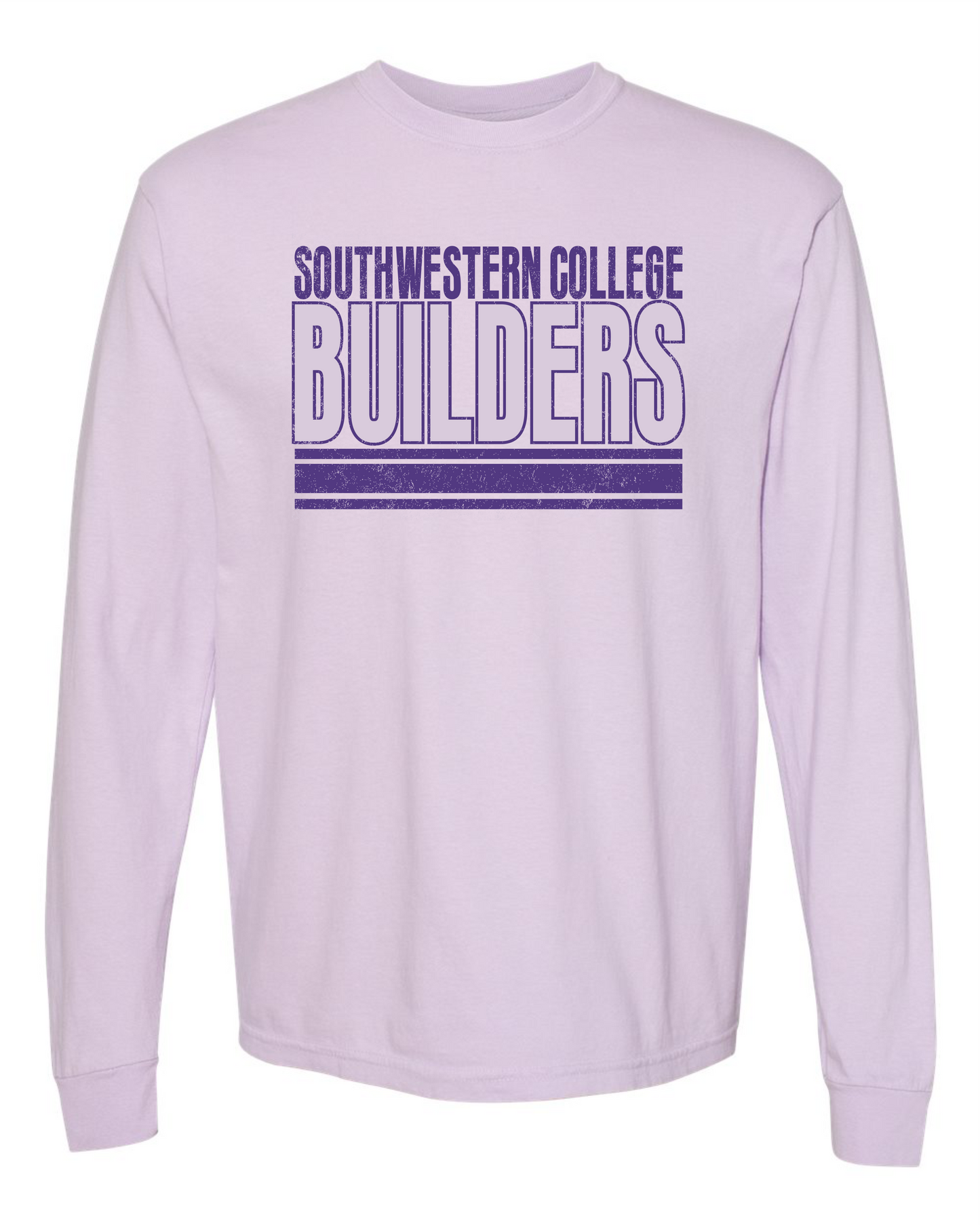 NEW!! SC Builders Tone on Tone Lavender CC Long Sleeved Tee