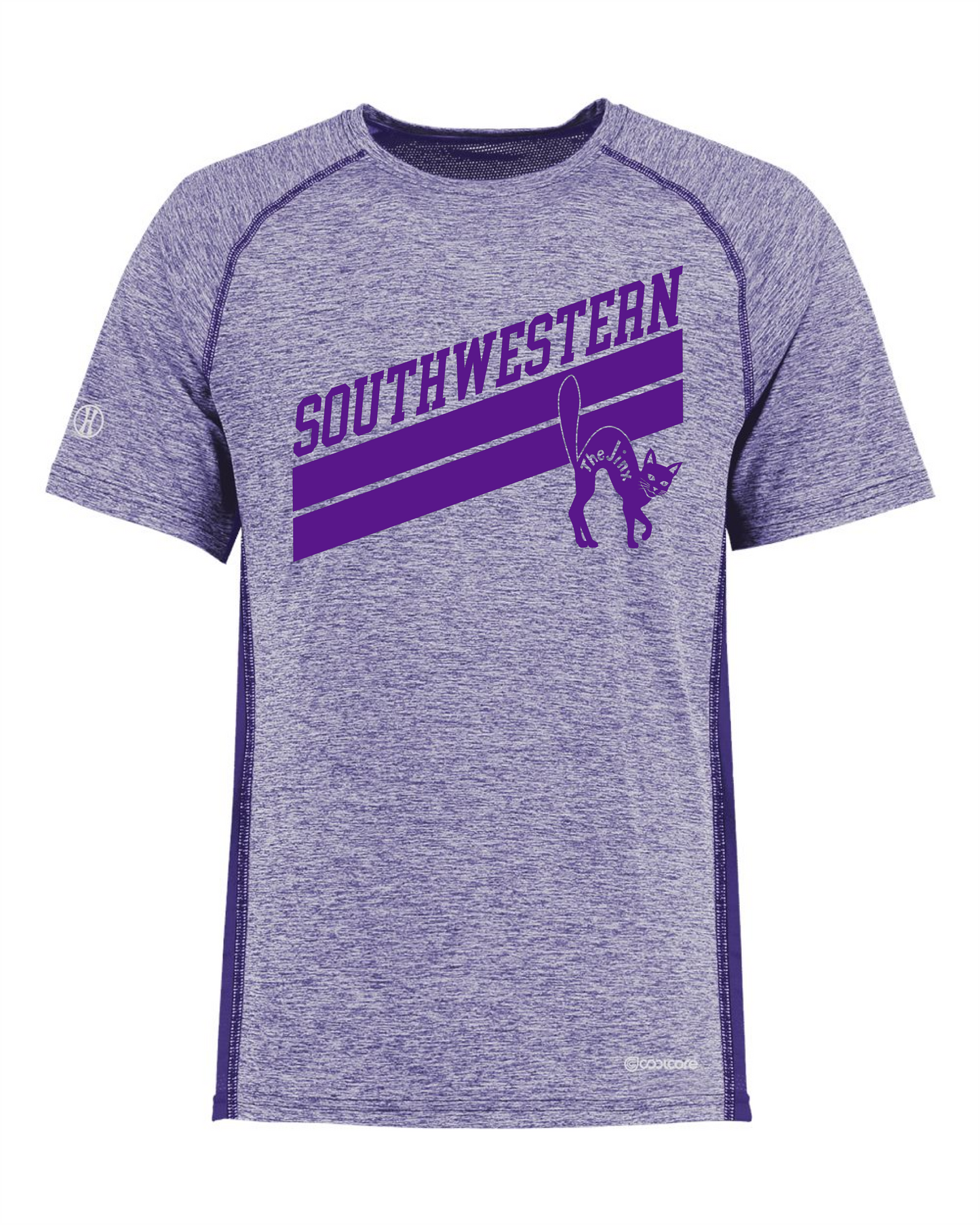 SC Slant Holloway Purple- Electrify CoolCore® T-Shirt