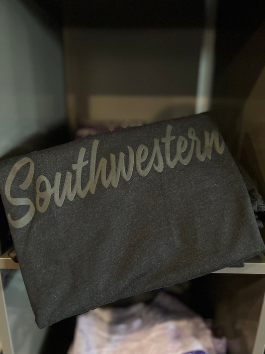Southwestern Black Out Puff Tee