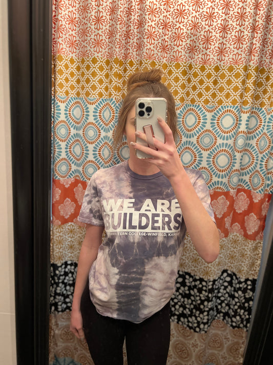 We Are Builders Dream Tie-Dyed T-Shirt