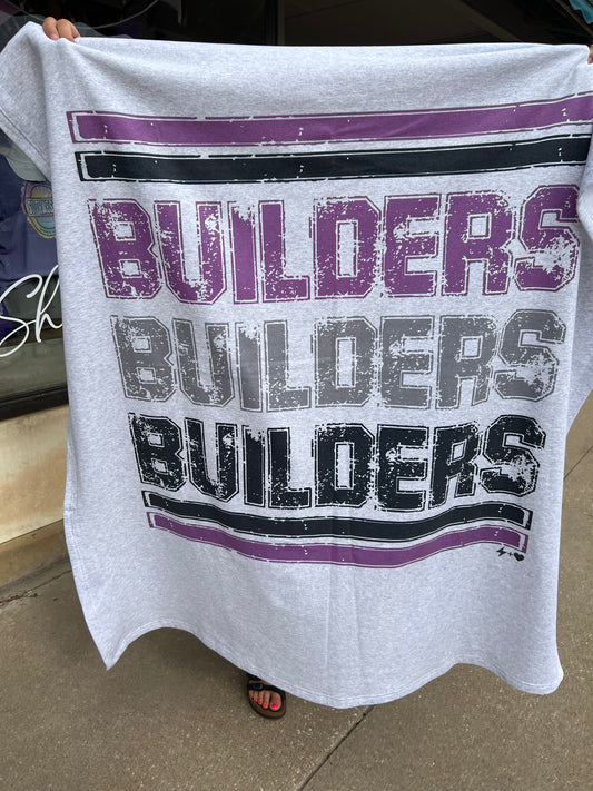 BUILDERS Sweatshirt Blanket
