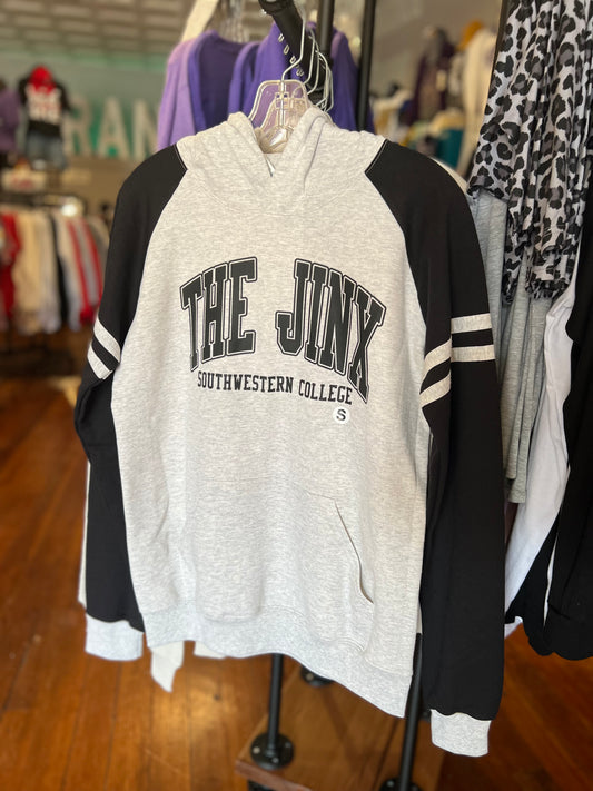 The Jinx Nublend® Varsity Colorblocked Raglan Hooded Sweatshirt